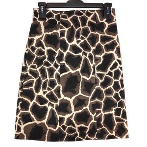 Tahari Animal Print Pencil Skirt